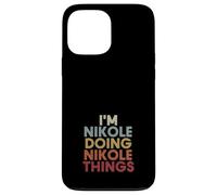 Carcasa para iPhone 13 Pro MAX Nikole Name Nikole Personalized Name First Given