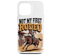 Carcasa para iPhone 13 Pro MAX No es mi Primer Rodeo Horse Country Western Vintage Hombres Mujeres