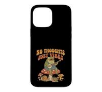 Carcasa para iPhone 13 Pro MAX No Thoughts Just Vibes Frog Mindfulness Meditation Mushroom