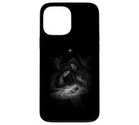 Carcasa para iPhone 13 Pro MAX Noche Silenciosa Familia Natividad Escena de Navidad