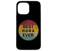 Carcasa para iPhone 13 Pro MAX Nombre Personalizado Nora I Love Nora Retro Vintage Style