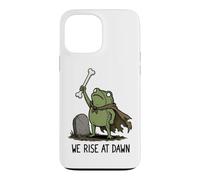 Carcasa para iPhone 13 Pro MAX Nos levantamos al Amanecer Temporada Espeluznante Rana Meme Zombie Halloween