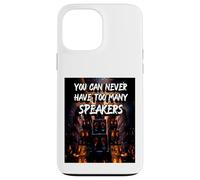 Carcasa para iPhone 13 Pro MAX Nunca Puedes Tener demasiados Altavoces | Music Speak