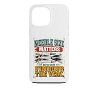 Carcasa para iPhone 13 Pro MAX Nurses Needle Size Matters Funny Nursing