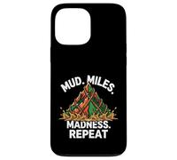 Carcasa para iPhone 13 Pro MAX Obstacle Course Racing Mud Miles Madness Repeat