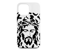 Carcasa para iPhone 13 Pro MAX Oculto Jesús Rostro Ilusión óptica Cristiano
