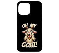 Carcasa para iPhone 13 Pro MAX Oh My Goat Screaming Dibujos Animados Funny Divertido Meme Cabra