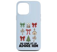 Carcasa para iPhone 13 Pro MAX Oh Ven Déjanos Adorarlo Natividad Cristiana de Navidad