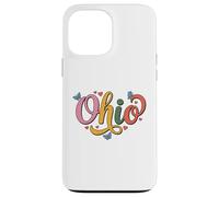 Carcasa para iPhone 13 Pro MAX Ohio Butterfly Script Cute Girl State Pride, Women & Kids