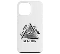 Carcasa para iPhone 13 Pro MAX Ojo Que Todo lo ve - 'Los Ojos Reales se Dan Cuenta de la pirámide de mentiras Reales