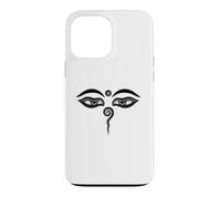Carcasa para iPhone 13 Pro MAX Ojos de Buda Compasión Budismo Meditación Zen Religión
