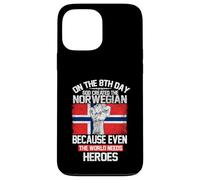 Carcasa para iPhone 13 Pro MAX On The Eighth Day God Created The Norwegian Pride Heroes