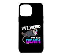 Carcasa para iPhone 13 Pro MAX Opossum Lover - Live Weird Fake Your Death - Funny Animal
