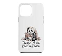 Carcasa para iPhone 13 Pro MAX Panda Leyendo por Favor déjame Leer en Paz