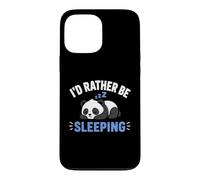 Carcasa para iPhone 13 Pro MAX Panda Sleep Funny Nap Humor Lazy I'D Rather Be Sleeping