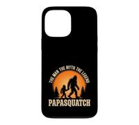 Carcasa para iPhone 13 Pro MAX Papa Squatch The Man The Myth The Legend Bigfoot Día del Padre