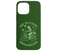Carcasa para iPhone 13 Pro MAX para causar travesuras egipcias MAU Cat St Patricks Day