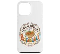 Carcasa para iPhone 13 Pro MAX Pasta Lover Comida Italiana Juego de Palabras Spaghetti Noodle