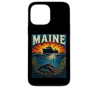 Carcasa para iPhone 13 Pro MAX Patrimonio costero del Barco Langosta de Maine