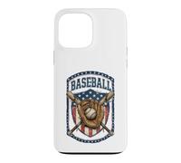 Carcasa para iPhone 13 Pro MAX Patriotic Baseball Glove USA Flag Vintage Graphic