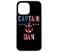 Carcasa para iPhone 13 Pro MAX Patriótico Capitán Dan Vintage Bandera de Estados Unidos 4 de Julio