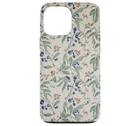 Carcasa para iPhone 13 Pro MAX Patrón botánico de Blueberry Garden Cottagecore Nature Lover