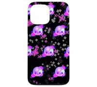 Carcasa para iPhone 13 Pro MAX Patrón de Calavera de Galaxia, Rosas, Pastel, gótico, diseño estético