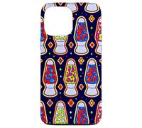 Carcasa para iPhone 13 Pro MAX Patrón de lámpara de Lava Retro Groovy Y2K estética