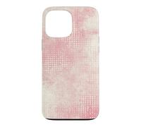 Carcasa para iPhone 13 Pro MAX Patrón Retro Vintage Rosa y Crema Envejecido
