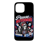 Carcasa para iPhone 13 Pro MAX Pausa Nevermind Mahjong Chica Jugando Mahjong Amantes del Juego