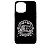 Carcasa para iPhone 13 Pro MAX PAWDRE Promoted to World'S Best Rescue Dog Dad