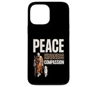 Carcasa para iPhone 13 Pro MAX Peace Kindness Compassion Walk for Peace Monk & Aloka Dog