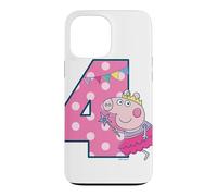 Carcasa para iPhone 13 Pro MAX Peppa Pig 4 Cumpleaños
