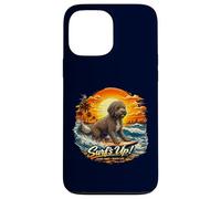 Carcasa para iPhone 13 Pro MAX Perro de Agua Perro Surf Playa Puesta de Sol Vacaciones