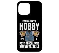 Carcasa para iPhone 13 Pro MAX Pesca Supervivencia Humor Pescador Prepper Pescador