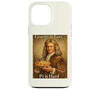 Carcasa para iPhone 13 Pro MAX Pi Day Gravity is Easy Pi es difícil Divertido Newton Science Pun