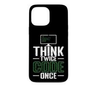Carcasa para iPhone 13 Pro MAX Piensa Dos Veces código una Vez