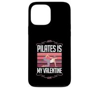 Carcasa para iPhone 13 Pro MAX Pilates es mi Amor Divertido contra el corazón de San Valentín