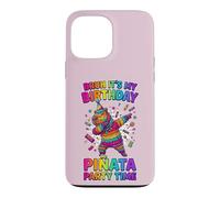Carcasa para iPhone 13 Pro MAX Piñata Birthday Time Brush It's My Birthday Party Birthday para niños