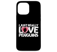Carcasa para iPhone 13 Pro MAX Pingüino I Just Really Love Penguins