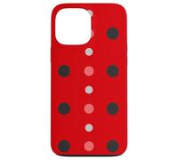 Carcasa para iPhone 13 Pro MAX Pink & Red Black Polka Dot Ladybug Cute Lady Bug Polka Dots