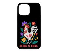 Carcasa para iPhone 13 Pro MAX Pollos de Patio Trasero Hygge Arte Popular Gallo