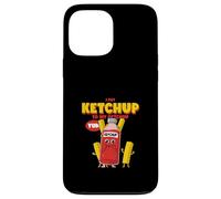 Carcasa para iPhone 13 Pro MAX Pongo Ketchup en mi Ketchup (Declaración extraña y Divertida)