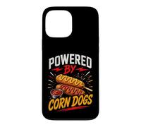 Carcasa para iPhone 13 Pro MAX Powered by Funny Corn Dogs Saying Humor Joke Gag