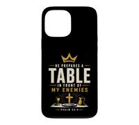 Carcasa para iPhone 13 Pro MAX Prepara una Mesa Delante de mis Enemigos Salmo 23:5