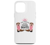 Carcasa para iPhone 13 Pro MAX Princesa Cowgirl Botas Western Country Rodeo Girl