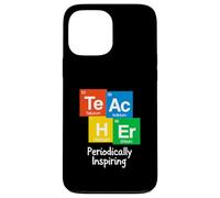 Carcasa para iPhone 13 Pro MAX Profesor de Química Te AC H Er Periódicamente Inspirando Ciencia