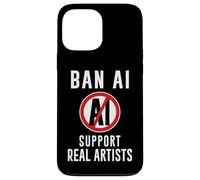 Carcasa para iPhone 13 Pro MAX Prohibir el Contenido de IA contra el Arte Anti AI Artificial Inteligente