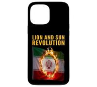 Carcasa para iPhone 13 Pro MAX Protesta por la Libertad Persa de la revolución del León y el