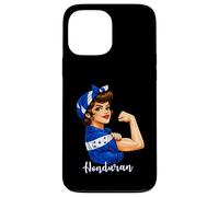 Carcasa para iPhone 13 Pro MAX Proud Strong Honduran Girl Woman Girlfriend Honduras Flag
